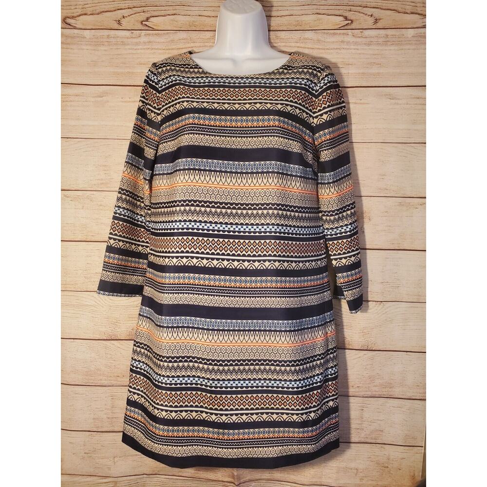 J, Crew Dress women's size small (4) dress, multi color, above knee  EUC